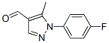 1-(4-氟苯基)-5-甲基-1H-吡唑-4-甲醛結構式_423768-41-6結構式