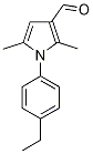 (9ci)-1-(4-乙基苯基)-2,5-二甲基-1H-吡咯-3-羧醛結(jié)構(gòu)式_426216-56-0結(jié)構(gòu)式