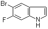 5-Bromo-6-fluoro-1h-indoleStructure,434960-42-6Structure 5-Bromo-6-fluoro-1h-indole Structure,434960-42-6Structure
