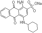 2-Anthracenesulfonic acid, 1-amino-4-(cyclohexylamino) -9,10-dihydro-9,10-dioxo-, monosodium saltStructure,4368-56-3Structure 2-Anthracenesulfonic acid, 1-amino-4-(cyclohexylamino) -9,10-dihydro-9,10-dioxo-, monosodium salt Structure,4368-56-3Structure
