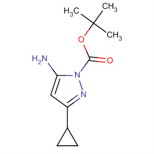Tert-butyl 5-amino-3-cyclopropyl-1h-pyrazole-1-carboxylateStructure,437982-59-7Structure Tert-butyl 5-amino-3-cyclopropyl-1h-pyrazole-1-carboxylate Structure,437982-59-7Structure