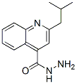 4-Quinolinecarboxylicacid,2-(2-methylpropyl)-,hydrazide(9ci)Structure,438218-35-0Structure 4-Quinolinecarboxylicacid,2-(2-methylpropyl)-,hydrazide(9ci) Structure,438218-35-0Structure