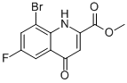 Methyl 8-bromo-6-fluoro-4-oxo-1,4-dihydroquinoline-2-carboxylateStructure,442549-68-0Structure Methyl 8-bromo-6-fluoro-4-oxo-1,4-dihydroquinoline-2-carboxylate Structure,442549-68-0Structure