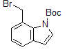 7-(溴甲基)-1H-吲哚-1-羧酸 1,1-二甲基乙酯結(jié)構(gòu)式_442910-45-4結(jié)構(gòu)式