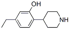 Phenol, 5-ethyl-2-(4-piperidinyl)-(9ci)Structure,443143-59-7Structure Phenol, 5-ethyl-2-(4-piperidinyl)-(9ci) Structure,443143-59-7Structure