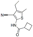 (9ci)-n-(3-氰基-4-乙基-5-甲基-2-噻吩)-環(huán)丁烷羧酰胺結構式_444935-17-5結構式