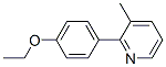 Pyridine, 2-(4-ethoxyphenyl)-3-methyl-(9ci)Structure,445218-65-5Structure Pyridine, 2-(4-ethoxyphenyl)-3-methyl-(9ci) Structure,445218-65-5Structure