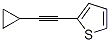 Thiophene, 2-(cyclopropylethynyl)- (9ci)Structure,445424-06-6Structure Thiophene, 2-(cyclopropylethynyl)- (9ci) Structure,445424-06-6Structure