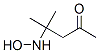 2-Pentanone, 4-(hydroxyamino)-4-methyl-(9ci)Structure,44824-58-0Structure 2-Pentanone, 4-(hydroxyamino)-4-methyl-(9ci) Structure,44824-58-0Structure