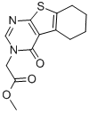 (4-氧代-5,6,7,8-四氫-4H-苯并[4,5]噻吩并[2,3-d]嘧啶-3-基)-乙酸甲酯結(jié)構(gòu)式_450376-42-8結(jié)構(gòu)式