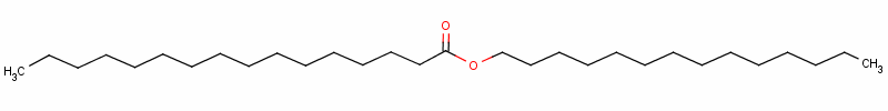 軟脂酸十四烷酯結(jié)構(gòu)式_4536-26-9結(jié)構(gòu)式