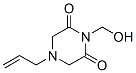 2,6-Piperazinedione,1-(hydroxymethyl)-4-(2-propynyl)-(9ci)Structure,455311-32-7Structure 2,6-Piperazinedione,1-(hydroxymethyl)-4-(2-propynyl)-(9ci) Structure,455311-32-7Structure