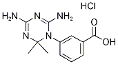 3-(4,6-二氨基-2,2-二甲基-2H-[1,3,5]噻嗪-1-基)-苯甲酸鹽酸鹽結(jié)構(gòu)式_4576-37-8結(jié)構(gòu)式