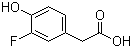 3-氟-4-羥基苯乙酸結構式_458-09-3結構式