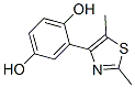 1,4-Benzenediol, 2-(2,5-dimethyl-4-thiazolyl)-(9ci)Structure,459124-94-8Structure 1,4-Benzenediol, 2-(2,5-dimethyl-4-thiazolyl)-(9ci) Structure,459124-94-8Structure
