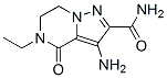 (9CI)-3-氨基-5-乙基-4,5,6,7-四氫-4-氧代-吡唑并[1,5-a]吡嗪-2-羧酰胺結(jié)構(gòu)式_459157-51-8結(jié)構(gòu)式