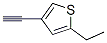 Thiophene, 2-ethyl-4-ethynyl- (9ci)Structure,467251-56-5Structure Thiophene, 2-ethyl-4-ethynyl- (9ci) Structure,467251-56-5Structure