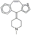 10-Deoxo-9,10-dehydro ketotifenStructure,4673-38-5Structure 10-Deoxo-9,10-dehydro ketotifen Structure,4673-38-5Structure