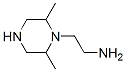 1-Piperazineethanamine,2,6-dimethyl-(9ci)Structure,468745-67-7Structure 1-Piperazineethanamine,2,6-dimethyl-(9ci) Structure,468745-67-7Structure