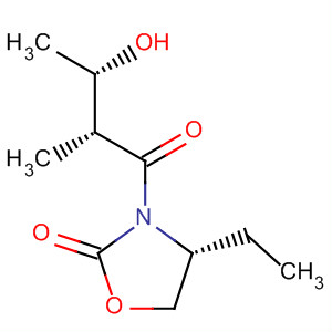 (4r)-(9ci)-4-乙基-3-[(2r,3s)-3-羥基-2-甲基-1-氧代丁基]-2-噁唑烷酮結(jié)構(gòu)式_468756-91-4結(jié)構(gòu)式