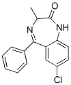 7-Chloro-3-methyl-5-phenyl-2,3-dihydro-1h-1,4-benzodiazepin-2-oneStructure,4699-82-5Structure 7-Chloro-3-methyl-5-phenyl-2,3-dihydro-1h-1,4-benzodiazepin-2-one Structure,4699-82-5Structure