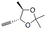 1,3-Dioxolane, 4-ethynyl-2,2,5-trimethyl-, (4r,5r)-(9ci)Structure,469903-96-6Structure 1,3-Dioxolane, 4-ethynyl-2,2,5-trimethyl-, (4r,5r)-(9ci) Structure,469903-96-6Structure
