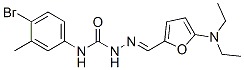 n-(4-溴-3-甲基苯基)-2-[[5-(二乙基氨基)-2-呋喃]亞甲基]-肼羧酰胺結(jié)構(gòu)式_471869-87-1結(jié)構(gòu)式