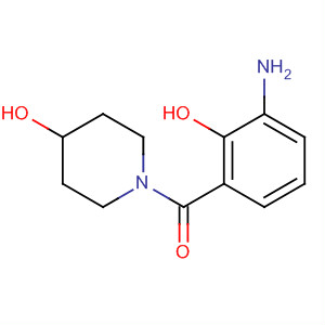 (3-Amino-2-hydroxyphenyl)(4-hydroxypiperidin-1-yl)methanoneStructure,473731-25-8Structure (3-Amino-2-hydroxyphenyl)(4-hydroxypiperidin-1-yl)methanone Structure,473731-25-8Structure