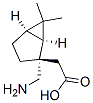 (1s,2s,5r)-(9ci)-2-(氨基甲基)-6,6-二甲基-雙環(huán)[3.1.0]己烷-2-乙酸結(jié)構(gòu)式_473829-49-1結(jié)構(gòu)式