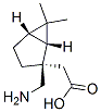 (1r,2r,5s)-(9ci)-2-(氨基甲基)-6,6-二甲基-雙環(huán)[3.1.0]己烷-2-乙酸結(jié)構(gòu)式_473829-52-6結(jié)構(gòu)式