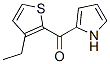 Methanone, (3-ethyl-2-thienyl)-1h-pyrrol-2-yl-(9ci)Structure,473933-99-2Structure Methanone, (3-ethyl-2-thienyl)-1h-pyrrol-2-yl-(9ci) Structure,473933-99-2Structure