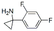 Cyclopropanamine, 1-(2,4-difluorophenyl)-Structure,474709-81-4Structure Cyclopropanamine, 1-(2,4-difluorophenyl)- Structure,474709-81-4Structure