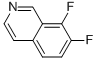 Isoquinoline, 7,8-difluoro-(9ci)Structure,475994-57-1Structure Isoquinoline, 7,8-difluoro-(9ci) Structure,475994-57-1Structure