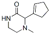 Piperazinone, 3-(1-cyclopenten-1-yl)-4-methyl-(9ci)Structure,476364-39-3Structure Piperazinone, 3-(1-cyclopenten-1-yl)-4-methyl-(9ci) Structure,476364-39-3Structure