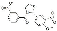 Thiazolidine, 2-(4-methoxy-3-nitrophenyl)-3-(3-nitrobenzoyl)- (9ci)Structure,477515-56-3Structure Thiazolidine, 2-(4-methoxy-3-nitrophenyl)-3-(3-nitrobenzoyl)- (9ci) Structure,477515-56-3Structure