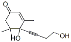 2-Cyclohexen-1-one, 4-hydroxy-4-(4-hydroxy-1-butynyl)-3,5,5-trimethyl-(9ci)Structure,477904-46-4Structure 2-Cyclohexen-1-one, 4-hydroxy-4-(4-hydroxy-1-butynyl)-3,5,5-trimethyl-(9ci) Structure,477904-46-4Structure