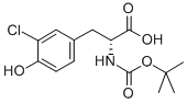 Boc-d-3-chlorotyrosineStructure,478183-57-2Structure Boc-d-3-chlorotyrosine Structure,478183-57-2Structure