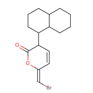 (3R,6E)-6-(溴亞甲基)-3-(1-萘基)四氫-2H-吡喃-2-酮結構式_478288-90-3結構式
