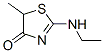4(5H)-thiazolone, 2-(ethylamino)-5-methyl-(9ci)Structure,479201-63-3Structure 4(5H)-thiazolone, 2-(ethylamino)-5-methyl-(9ci) Structure,479201-63-3Structure