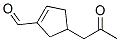 1-Cyclopentene-1-carboxaldehyde, 4-(2-oxopropyl)- (9ci)Structure,479622-71-4Structure 1-Cyclopentene-1-carboxaldehyde, 4-(2-oxopropyl)- (9ci) Structure,479622-71-4Structure