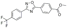 Methyl4-(3-(4-(trifluoromethyl)phenyl)-1,2,4-oxadiazol-5-yl)benzoateStructure,480390-86-1Structure Methyl4-(3-(4-(trifluoromethyl)phenyl)-1,2,4-oxadiazol-5-yl)benzoate Structure,480390-86-1Structure