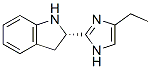 (2s)-(9ci)-2-(4-乙基-1H-咪唑-2-基)-2,3-二氫-1H-吲哚結(jié)構(gòu)式_480423-36-7結(jié)構(gòu)式