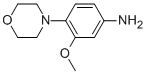 3-Methoxy-4-(4-morpholinyl)benzenamine Structure,482308-06-5Structure