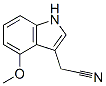 (4-Methoxy-1H-indol-3-yl)acetonitrileStructure,4837-74-5Structure (4-Methoxy-1H-indol-3-yl)acetonitrile Structure,4837-74-5Structure