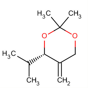 1,3-Dioxane,2,2-dimethyl-5-methylene-4-(1-methylethyl)-,(4s)-(9ci)Structure,485401-47-6Structure 1,3-Dioxane,2,2-dimethyl-5-methylene-4-(1-methylethyl)-,(4s)-(9ci) Structure,485401-47-6Structure