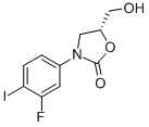 (5R)-3-(3-氟-4-碘苯基)-5-羥基甲基噁唑啉-2-酮結(jié)構(gòu)式_487041-08-7結(jié)構(gòu)式