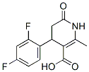 4-(2,4-Difluorophenyl)-1,4,5,6-tetrahydro-2-methyl-6-oxo-3-pyridinecarboxylic acidStructure,487057-91-0Structure 4-(2,4-Difluorophenyl)-1,4,5,6-tetrahydro-2-methyl-6-oxo-3-pyridinecarboxylic acid Structure,487057-91-0Structure