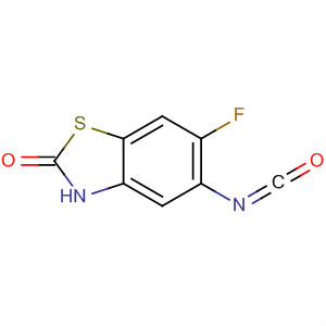 (9ci)-6-氟-5-異氰?；?2(3H)-苯并噻唑酮結(jié)構(gòu)式_488133-65-9結(jié)構(gòu)式