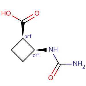 (1r,2s)-rel-(9ci)-2-[(氨基羰基)氨基]-環(huán)丁烷羧酸結(jié)構式_488862-92-6結(jié)構式