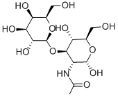 2-乙酰氨基-2-脫氧-3-o-(beta-d-氟代半乳糖)-d-吡喃葡萄糖結(jié)構(gòu)式_489-52-1結(jié)構(gòu)式